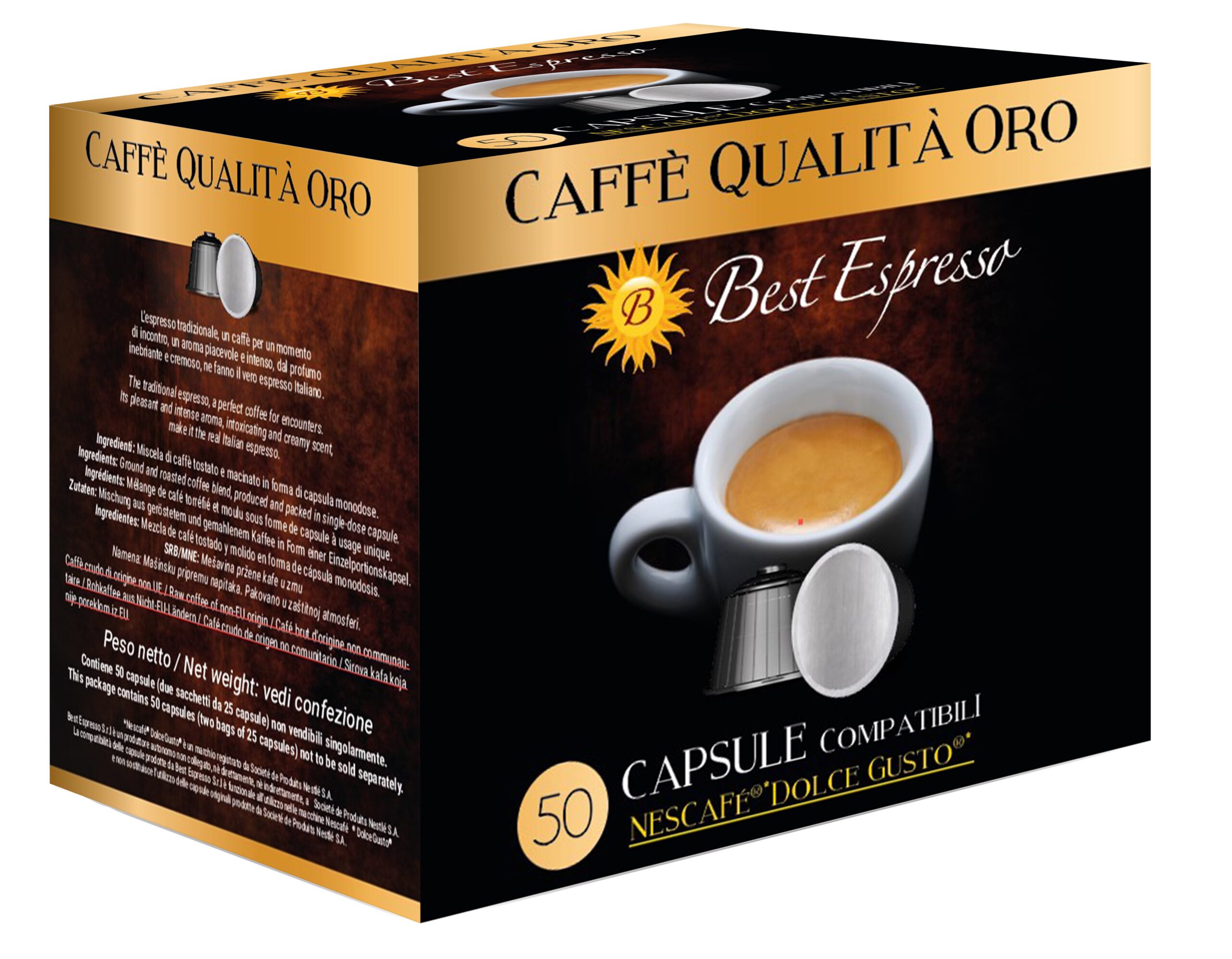 DG50 - DG50 Portorico Dolce Gusto - Oro