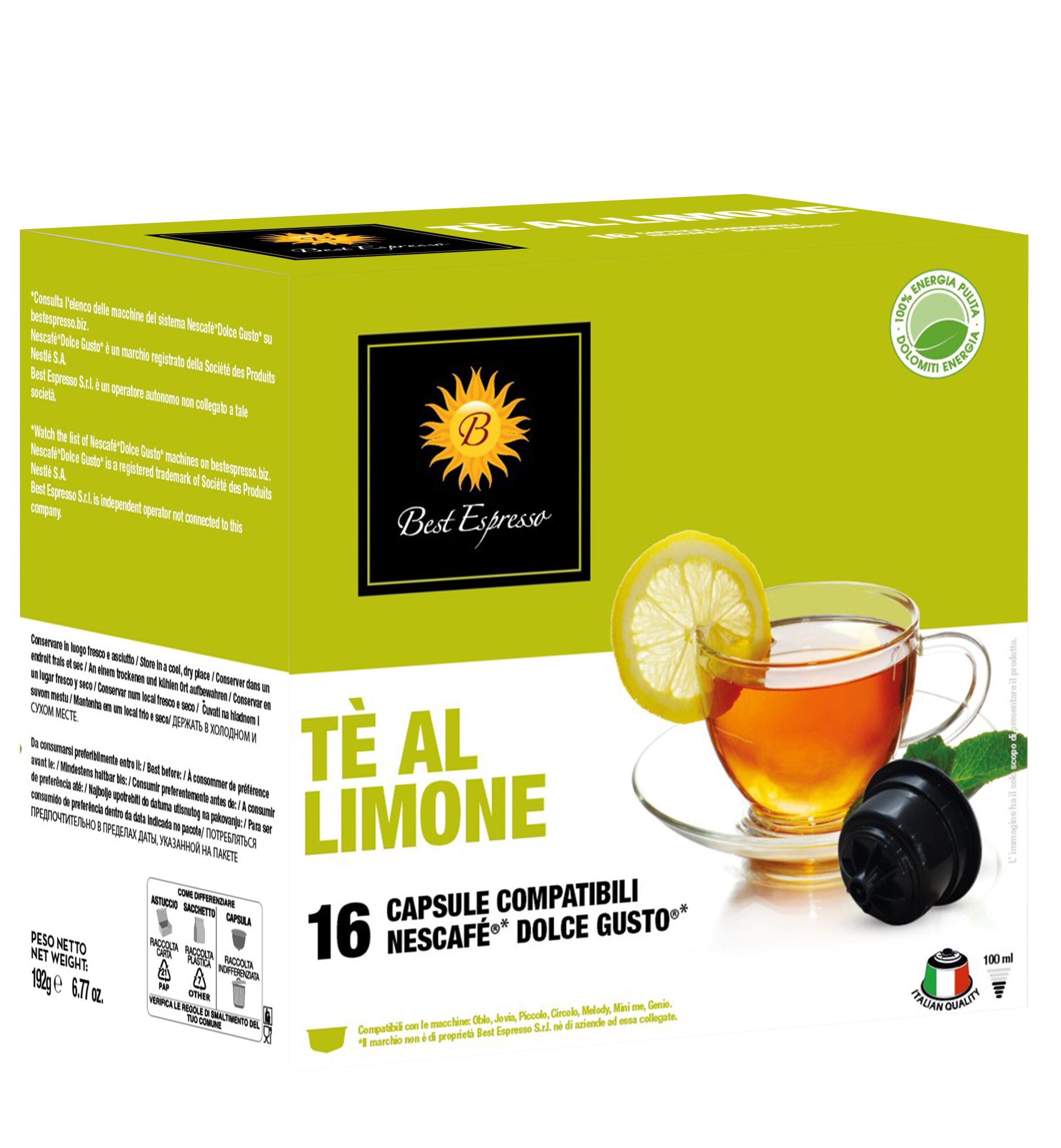 Dolce Gusto - Zitronentee